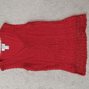Talbots hand knit sleeveless top NWT 2
